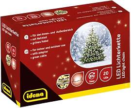 Idena 8325052 - LED Lichterkette mit 20 LEDs in