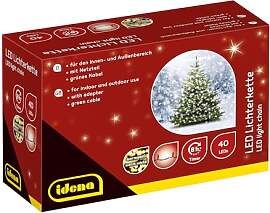 Idena 8325056 - LED Lichterkette mit 40 LEDs in