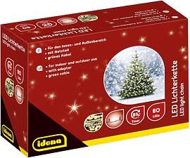 Idena 8325058 - LED Lichterkette mit 80 LEDs in