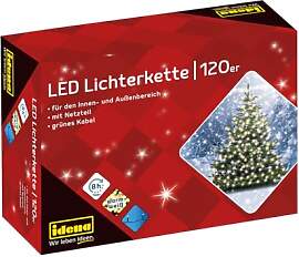 Idena 8325097 - LED Lichterkette mit 120 LEDs in