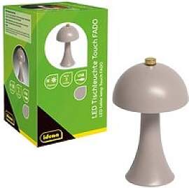 Idena Fado Touch LED Tischlampe grau