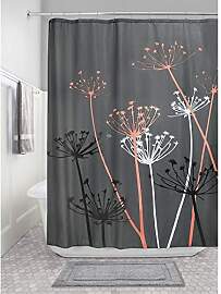 iDesign Thistle Duschvorhang, 183 x 183 cm,