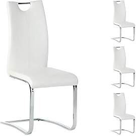 IDIMEX Esszimmerstuhl Schwingstuhl SABA, Set mit 4 