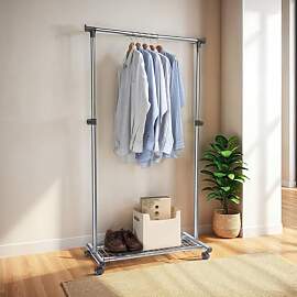 IDIMEX Garderobenwagen Orla mit Schuhablage,