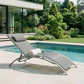 IDIMEX Gartenliege Relax mit Verstellbarer