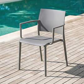 IDIMEX Gartenstuhl Terra im 4er Set stapelbar,