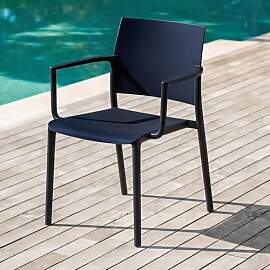 IDIMEX Gartenstuhl Terra im 4er Set stapelbar,