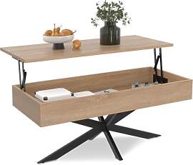 IDMarket - Rechteckiger Couchtisch ALIX 100 cm