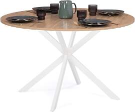 IDMarket - Runder Esstisch ALIX 6 Personen