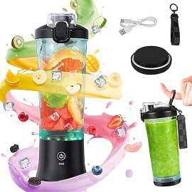 Idota Tragbarer Mixer 600ml Smoothie Maker to Go,