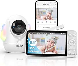 ieGeek Babyphone mit Kamera 2,5K/4MP, 5,5 Zoll