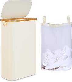 iEGrow Wäschekorb 65L, Wäschesammler Schmal mit