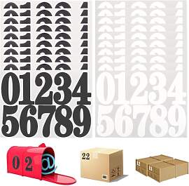 IETWATE 20 Blatt Zahlen Aufkleber, 0-9 Klebezahlen 