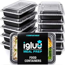 Igluu Meal Prep Boxen mit Deckel (10er-Pack) -