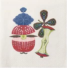 Iittala Taika Serviette 33 x 33cm 20er Pack Rot