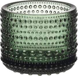 Iittala Windlicht Kastehelmi aus Glas, in der