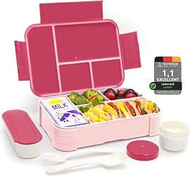 IJIAMY Brotdose Kinder mit Fächern, Bento Box