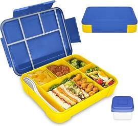 IJIAMY Brotdose Kinder mit Fächern, Bento Box