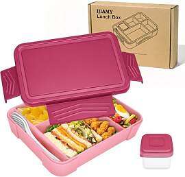 IJIAMY Brotdose Kinder mit Fächern, Bento Box