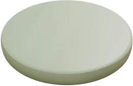 IJQXLA 30 * 30cm Runde Echtleder Sitzkissen Braun