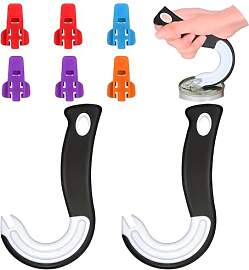 ikBrtaiay 8 Stück Ring Pull Dosenöffner Set, 2