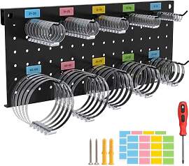 IMAYCC 99Pcs Schlauchschellen Wandhalter Set mit
