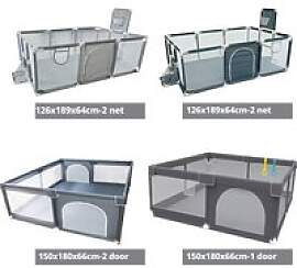 IMBABY Großes Baby-Laufgitter, Laufställe für