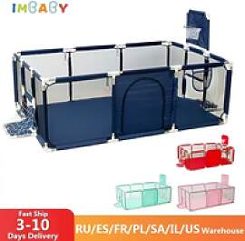 IMBABY Kindermöbel-Laufstall für Kinder, großer 