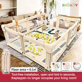 IMBABY Sofort Aufbaubares Faltbares