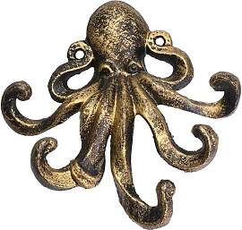 IMIKEYA Oktopus Schlüssel Haken Wandmontage
