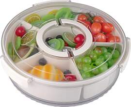 imposyu Snackbox mit Fächern Snackteller mit