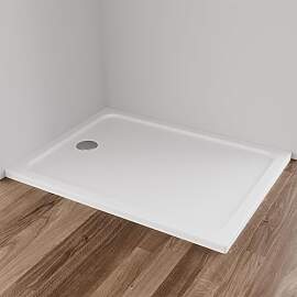 IMPTS Duschwanne 90x120x4 cm Duschtasse Komplett