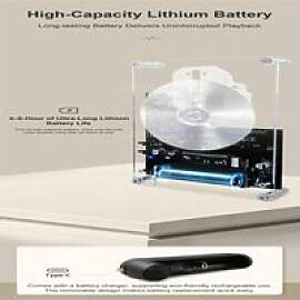 Industrieller Retro-CD-Player, Bluetooth,