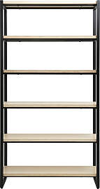 Industrielles Bücherregal Holz und Metall ARISTOTE