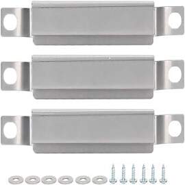 INF 3er-Pack Crossover-Rohr für Gasgrill - Silber