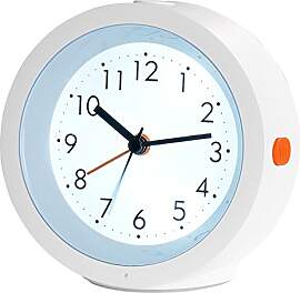 infactory Wecker analog lautlos: Analoger