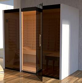 Infrarotkabine WEKA "Sintra Gr. 2",