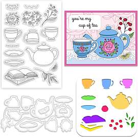 INFUNLY 3 Stück Tee Tasse Stempel Und Stirbt