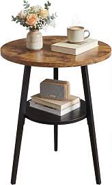 INHABIT UNION Beistelltisch Rund, Couchtisch Klein 