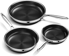 Innerwell Antihaft-Pfannenset 20+24+28 cm -