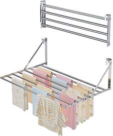 Innotic 80CM Wäscheständer Wandmontage Klappbar, 