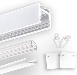 INNOVATE Gardinenschiene 1 läufig Schmal Alu