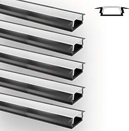 INNOVATE LED Einbauprofil 2m 5er Set [12x6mm