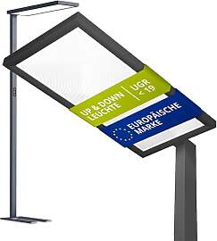 INNOVATE LED Stehlampe dimmbar PRO Schwarz