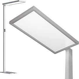 INNOVATE LED Stehlampe dimmbar PRO Silber/Grau