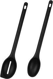 inodiref 30cm Silikon Kochlöffel Set aus 2