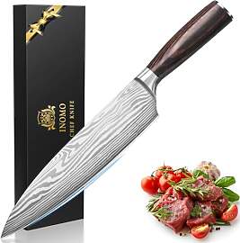 INOMO Küchenmesser, Vatertagsgeschenk für Papa,