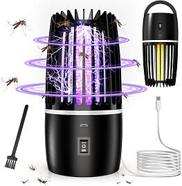 Insektenvernichter Mückenfalle 4000mAh Elektrisch 