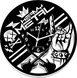 Instant Karma Clocks Wanduhr Heavy Metal Batterie