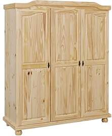 Inter Link - Kleiderschrank - Kiefer massiv -